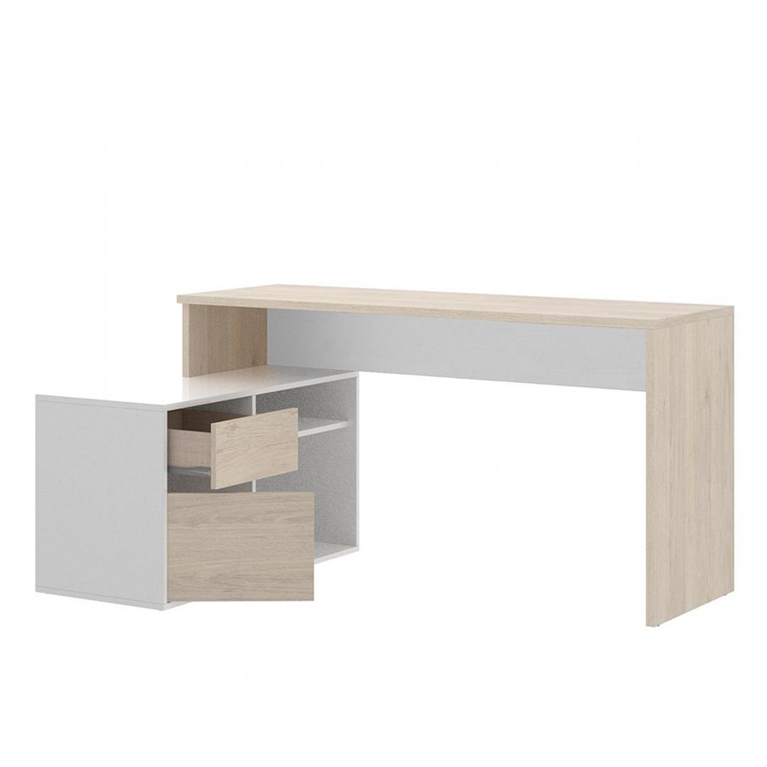 Bàn làm việc, bàn học gỗ hiện đại SMLIFE Durumon | Gỗ MDF dày 17mm chống ẩm | D140xR92xC75cm
