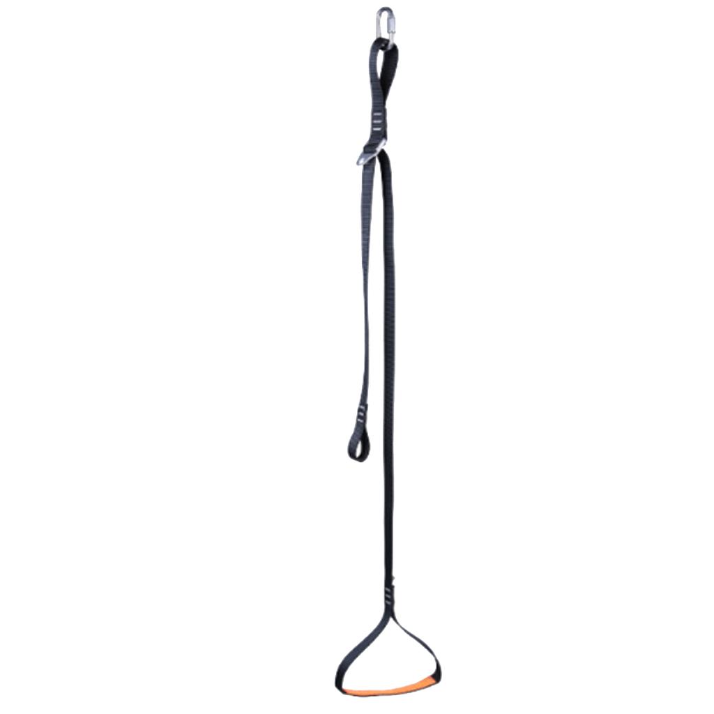 2 Pieces Climbing Aider Ascender Loop Lightweight for Rock Climbing Rescue Foot Ascender Starp Sling Ascending Loop