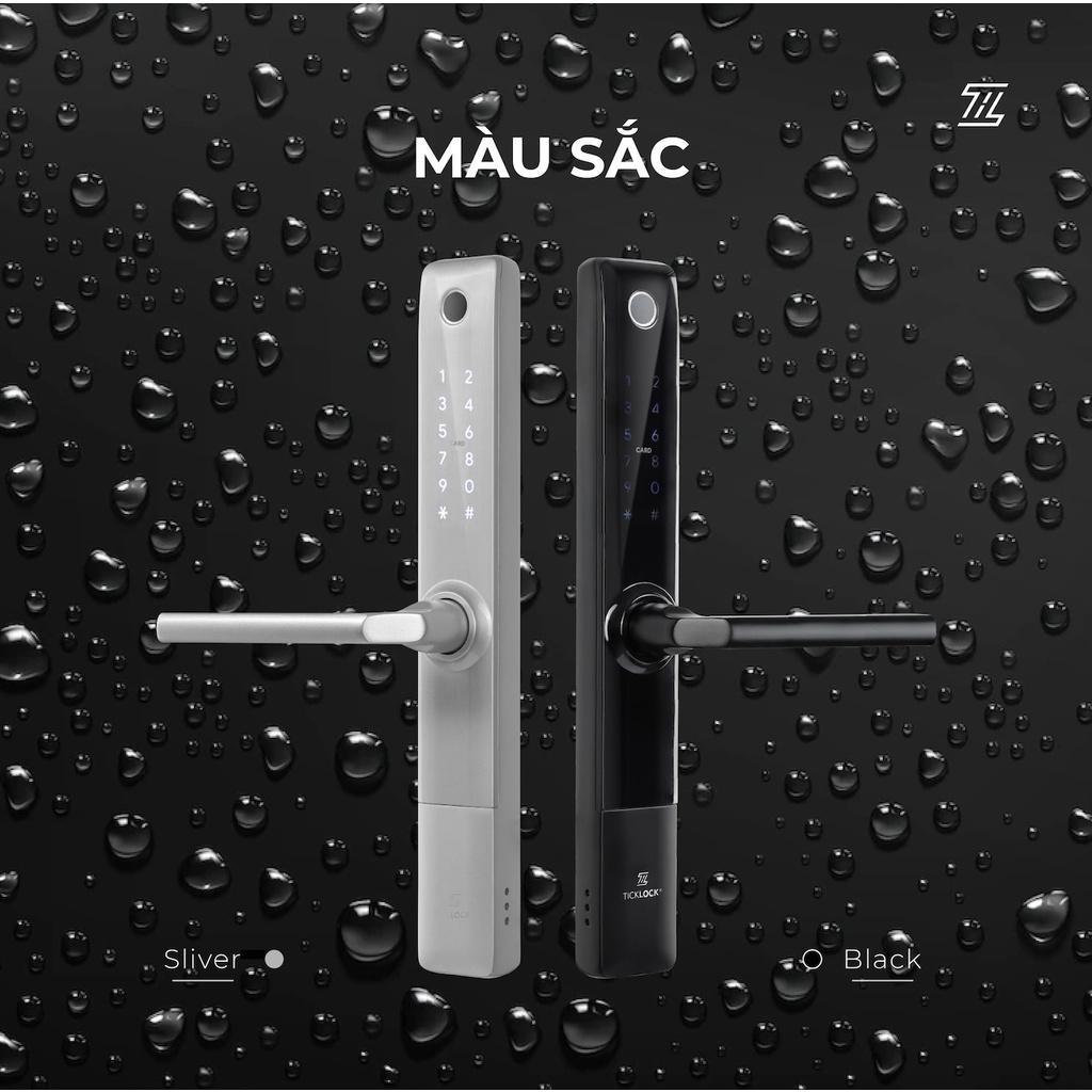Khoá cửa vân tay I720 công nghệ Malaysia cho cửa nhôm, sắt, gỗ - APP TTLOCK