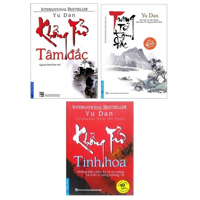 Combo 3 cuốn sách: Khổng Tử Tâm Đắc (Tái Bản 2020) + Trang Tử Tâm Đắc + Khổng Tử Tinh Hoa (Tái Bản 2019)