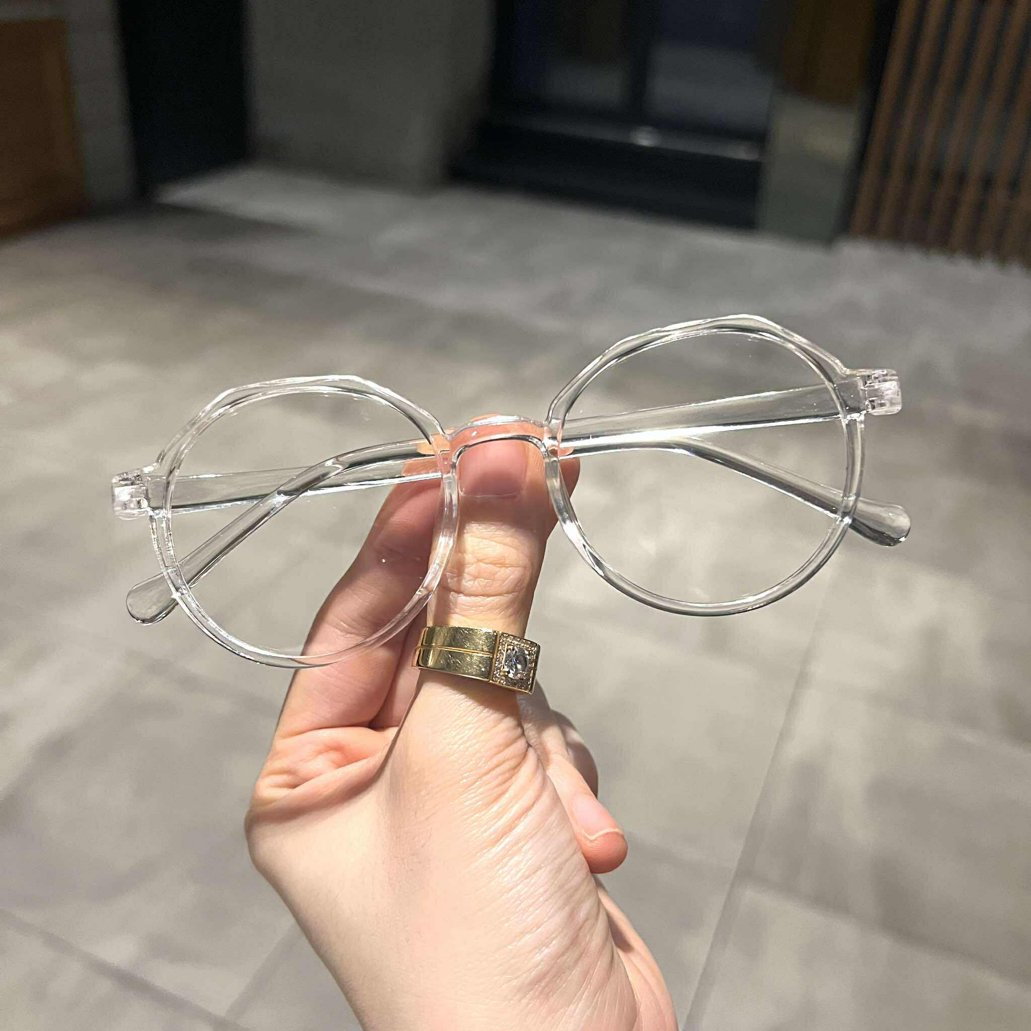 Kính Mắt tròn form nhỏ gọng nhựa nhẹ thời trang cho nam nữ