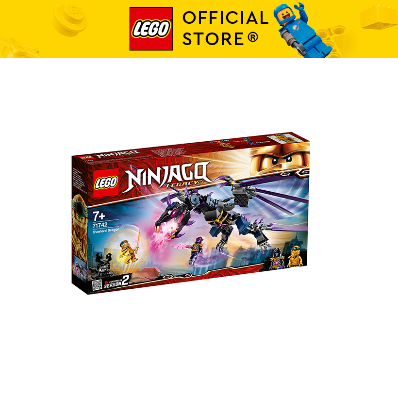 Đồ chơi LEGO Ninjago Rồng Đen Của Chúa Tể Overlord 71742