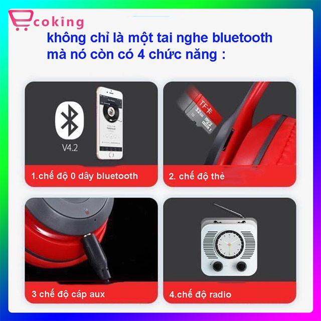 Tai nghe bluetooth không giây chụp tai P47 âm thanh nổi chất lượng cao - JL