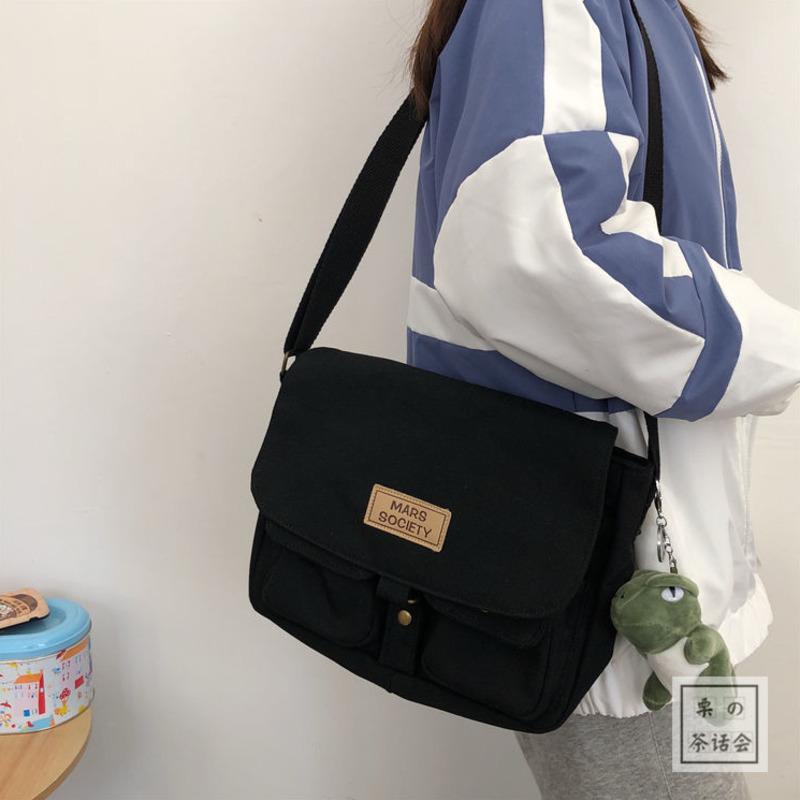 Nữ Túi Đựng Nhật Bản Bộ Bông Tai Kẹp Windsuit Túi Nữ Hàn Quốc Đeo Vai