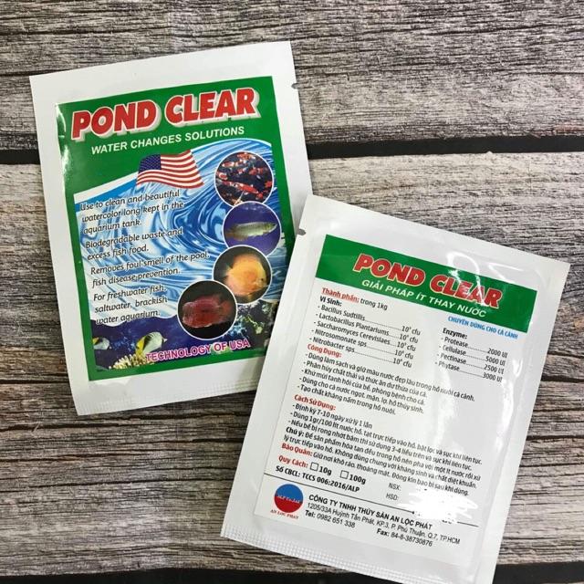 POND CLEAR: Men vi sinh cho cá cảnh
