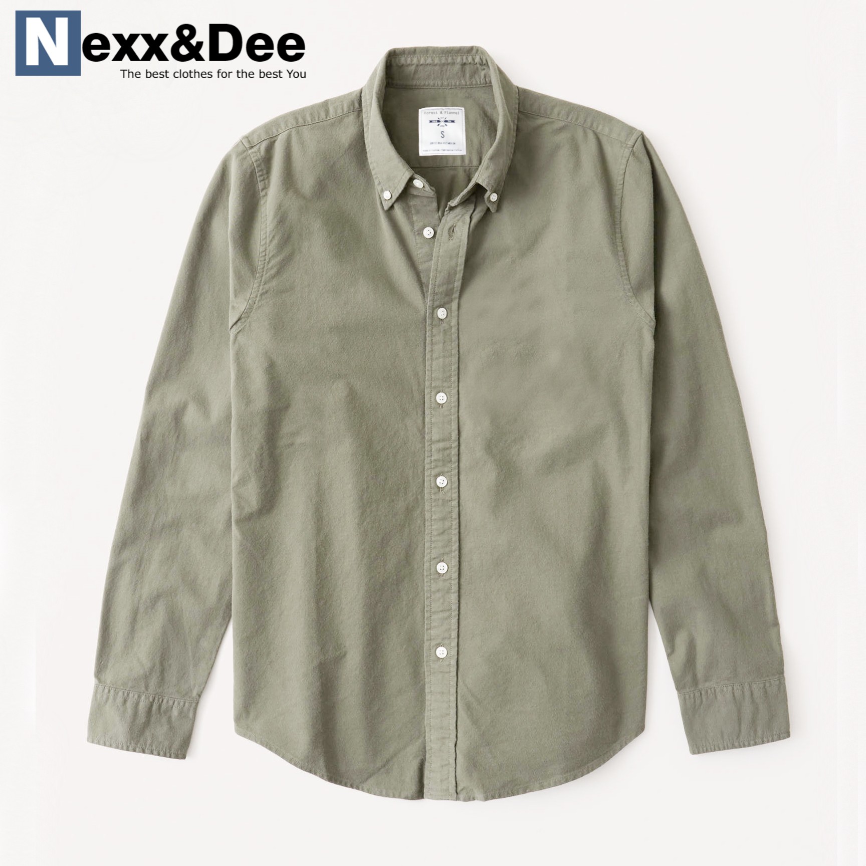 Áo sơ mi nam tay dài trắng công sở vải oxford denim không túi cao cấp SSM03