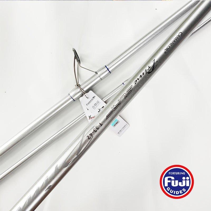Cần ba khúc Prime Surf 4m2 khoen fuji pat fuji độ cứng T33 săn hàng