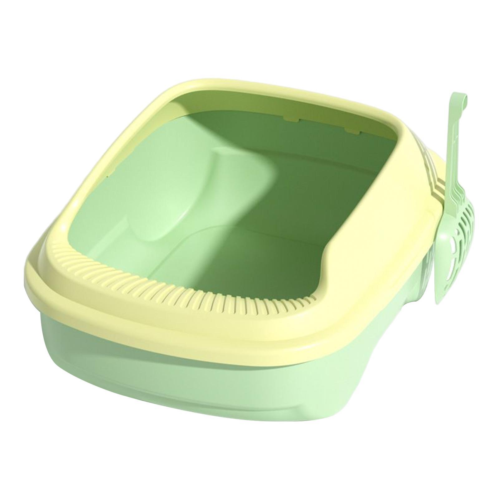 Pet Litter Tray Portable Bedpan Splashing Litter Pan Kitten Cat Litter Box