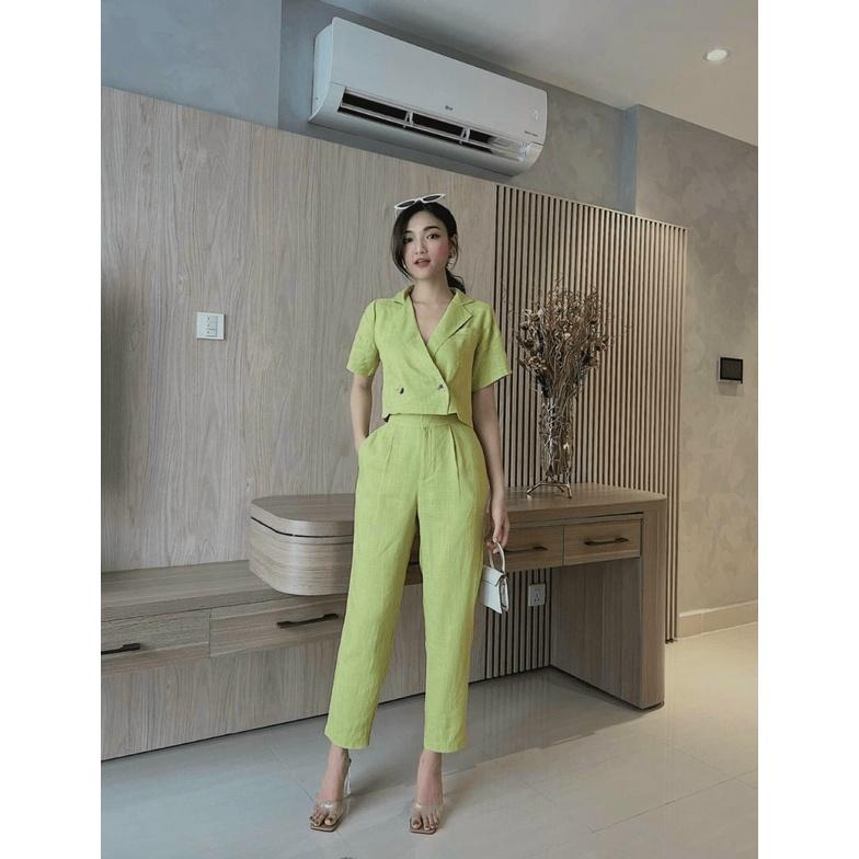 DX SÉT VEST TUYẾT MƯA QUẦN CÔN TÔN DÁNG SANG CHẢNH CỰC HOT