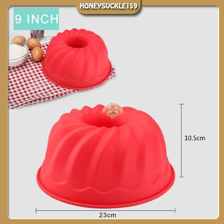 Khuôn Silicon Chiffon Nướng làm Bánh/Làm Thạch/Làm Pudding 23cm