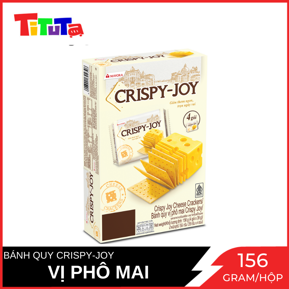 Bánh Crispy Joy Vị Phô Mai 180g