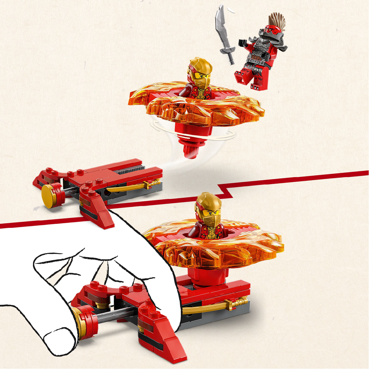 LEGO NINJAGO 71823 Đồ Chơi Con Quay (54 chi tiết)