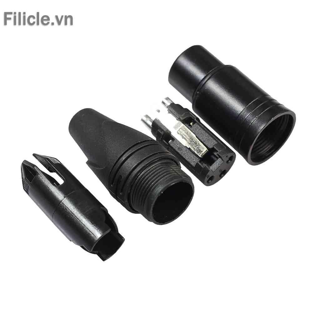Set 10 Đầu Nối Dây Cáp Âm Thanh XLR 3Pin