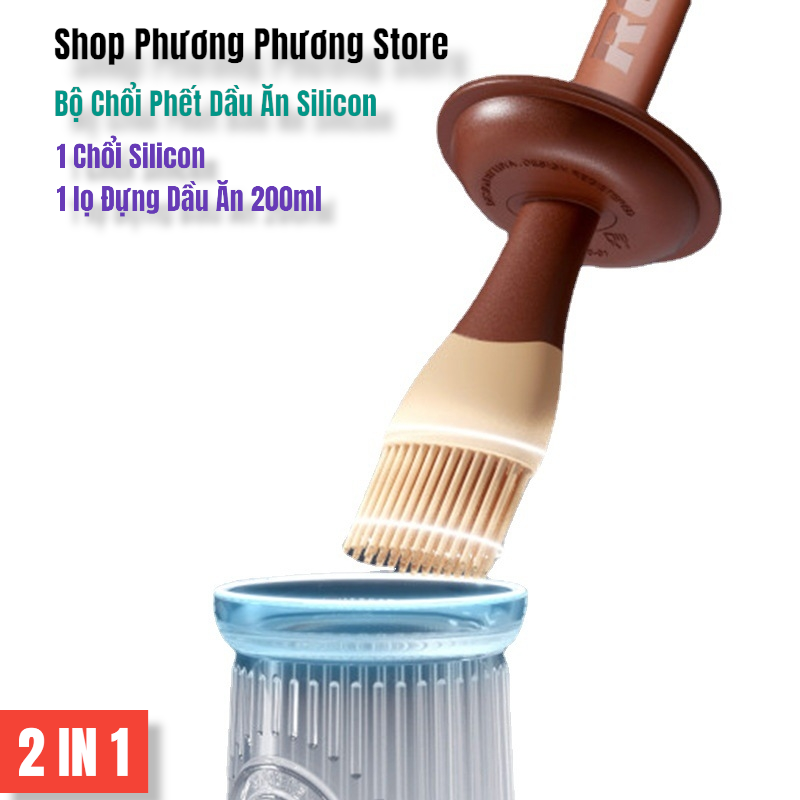 Bộ Chổi quét đồ dầu ăn, đồ nướng 2 in 1 Dành cho Nhà Hàng Nhà bếp Quán Ăn