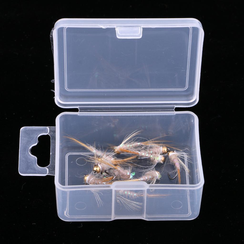 Fly Fishing Trout Flies Ribbed Ear Trout Wet Fly - Nymph with Brass Bead Head - One Dozen Wet Flies