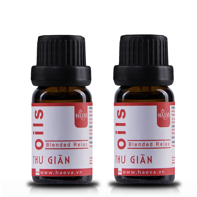 Tinh dầu đẩy lùi lo lắng Thư Giãn premium Haeva 10ml - Hàng nhập khẩu Ấn Độ