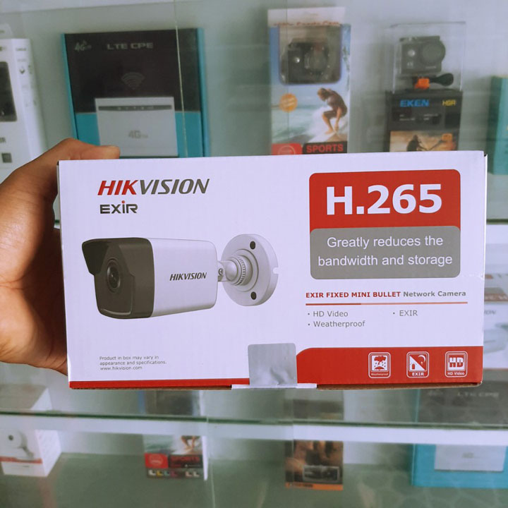 Camera IP POE thân trụ 2MP HIKVISION DS-2CD1023G0E-I hàng chính hãng