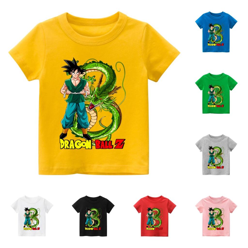 Áo thun trẻ em SONGOKU , 8 màu áo, đầy đủ size có big size, MÀU KHÁC NHẮN TIN SHOP