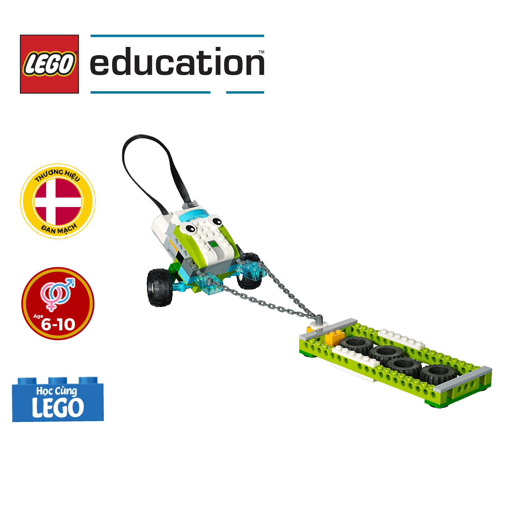 Bộ Lập Trình Robot Wedo MILO LEGO EDUCATION - 45300 (280 Chi Tiết)