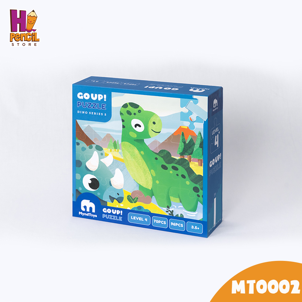 Đồ Chơi Xếp Hình Khủng Long MyndToys Go Up! Puzzle Level 4 - Dino Series S