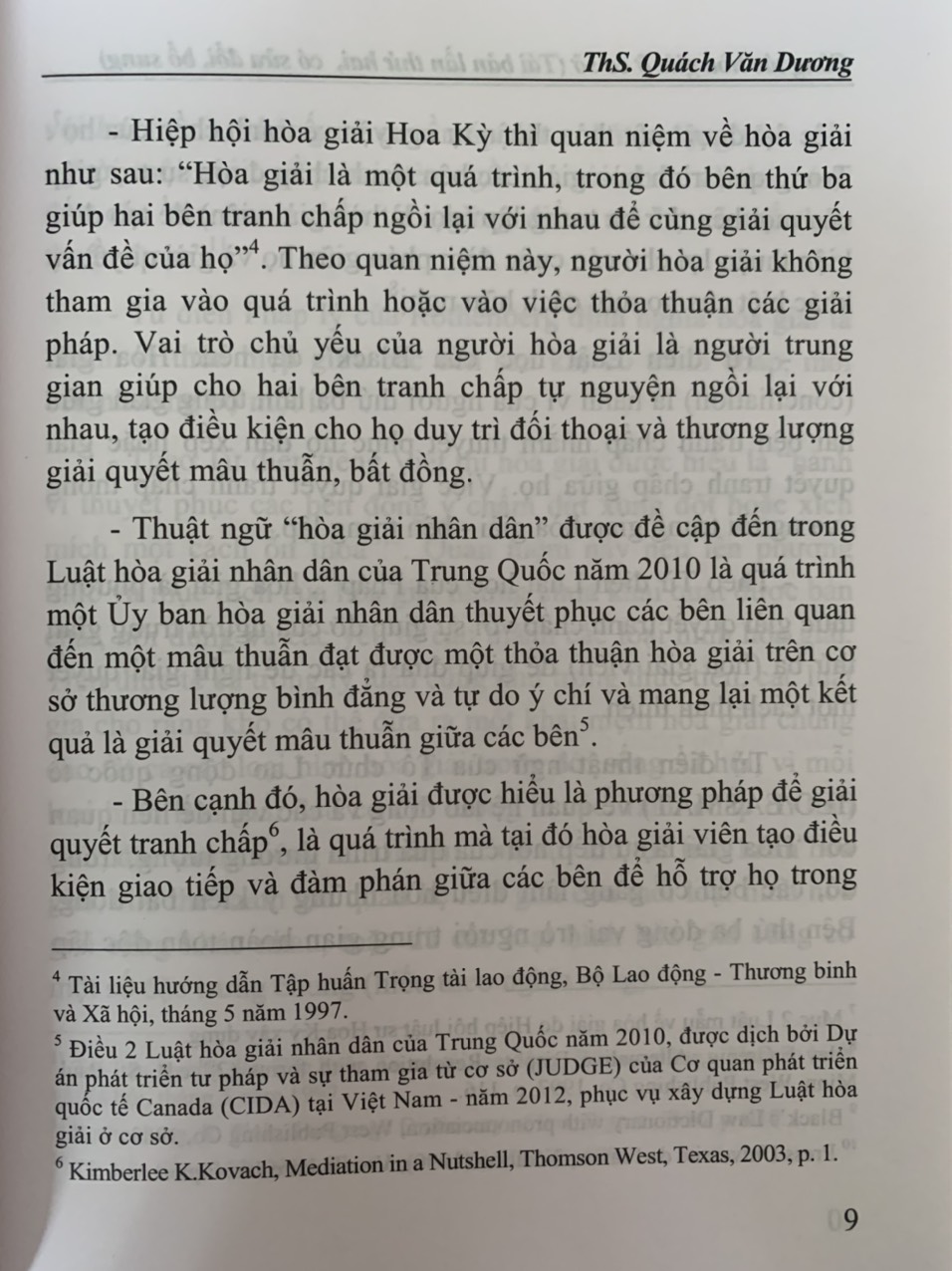 Công tác hòa giải ở cơ sở