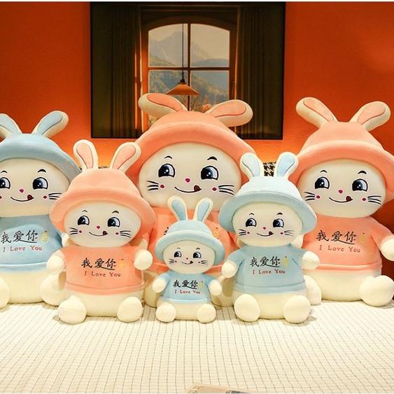 Gấu bông con Mèo bông cute, Mèo lườm dễ thương cho bé, Thú nhồi bông cao cấp làm quà tặng