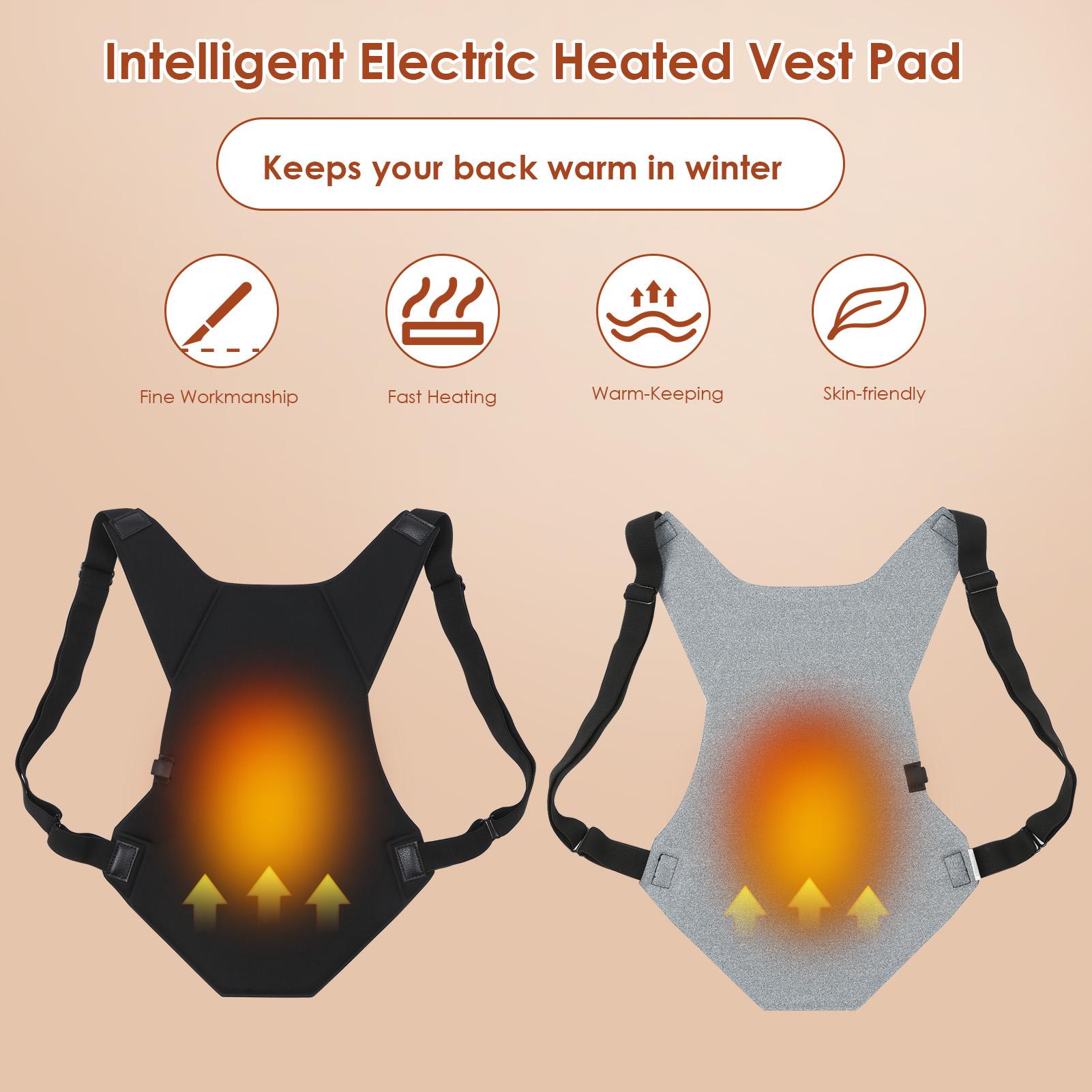 Miếng Đệm Sưởi Ấm Áo Vest Unisex Sưởi Ấm Bằng Nhiệt Sạc Usb