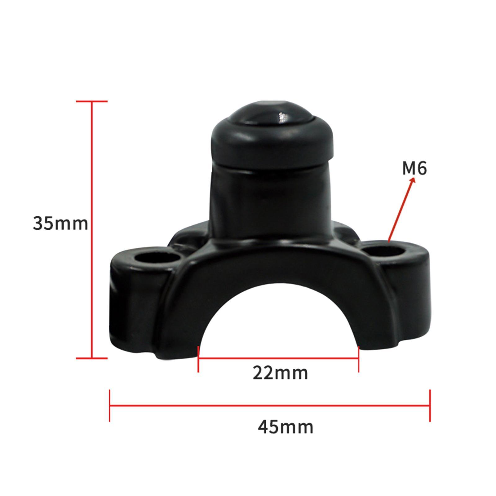 Universal Motorcycle Handlebar Switch for Motorbike Light Bar ATV Black