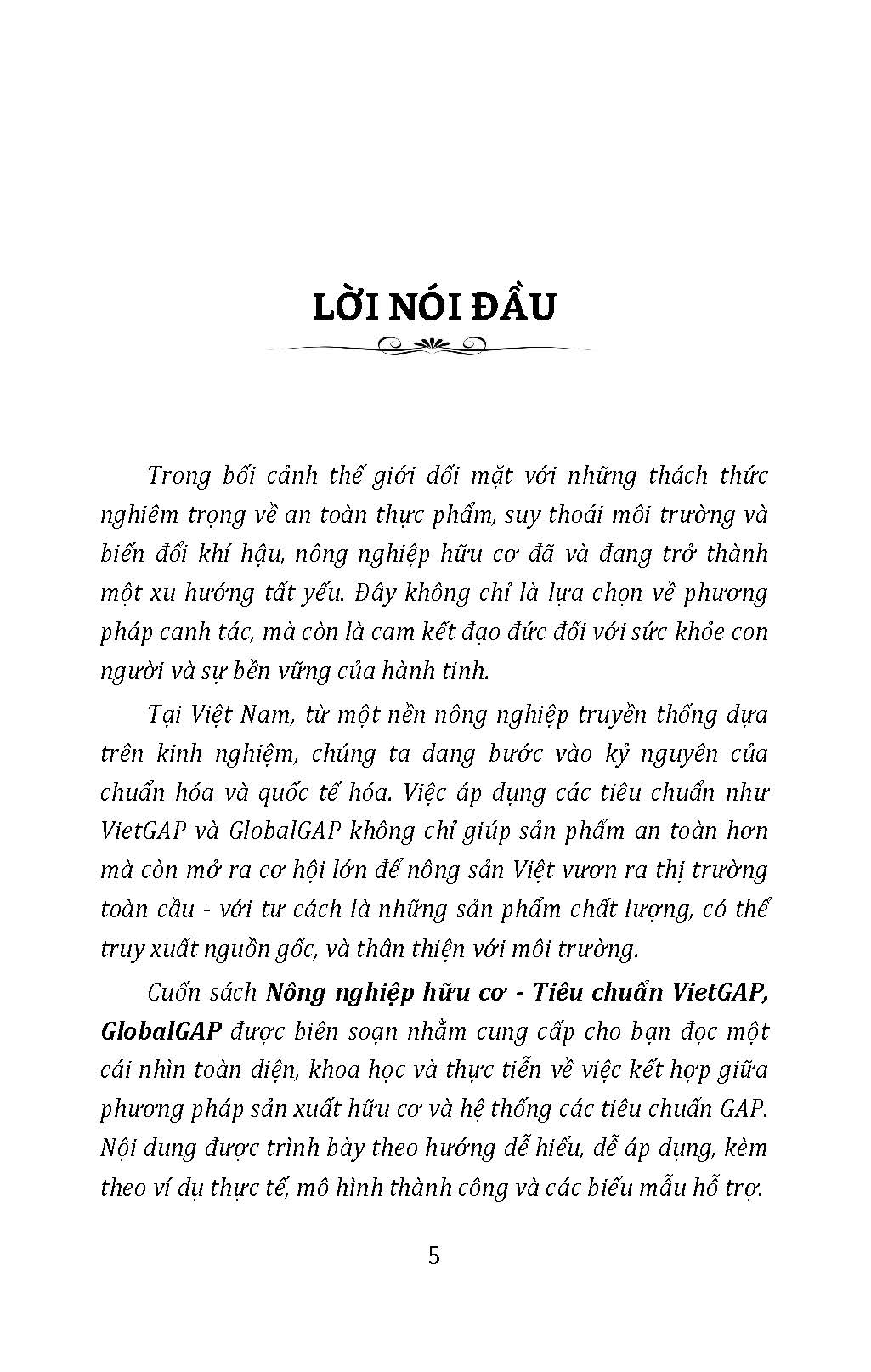 Nông Nghiệp Hữu Cơ - Tiêu Chuẩn VietGAP, GlobalGAP
