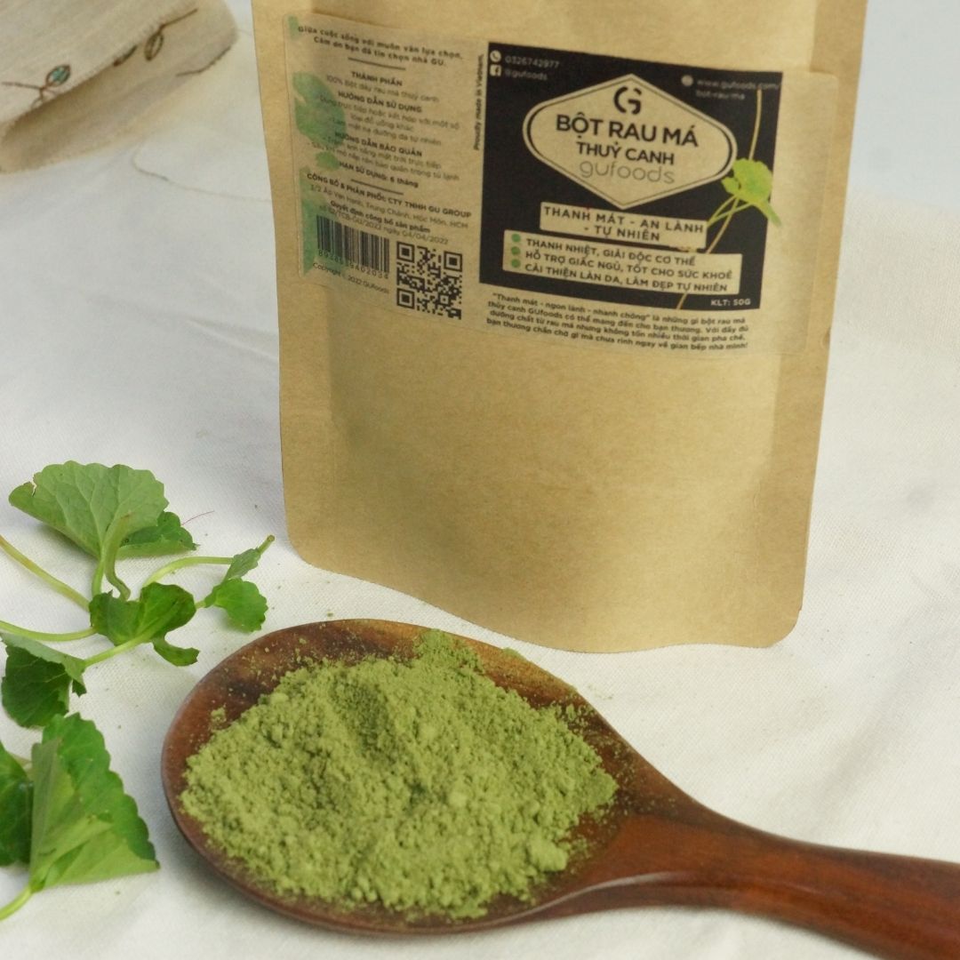 Bột rau củ GUfoods - Thanh nhiệt, Tiện lợi, Làm đẹp tự nhiên, Eat Clean