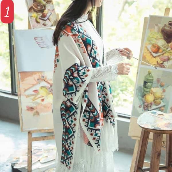 Áo Choàng Thổ Cẩm