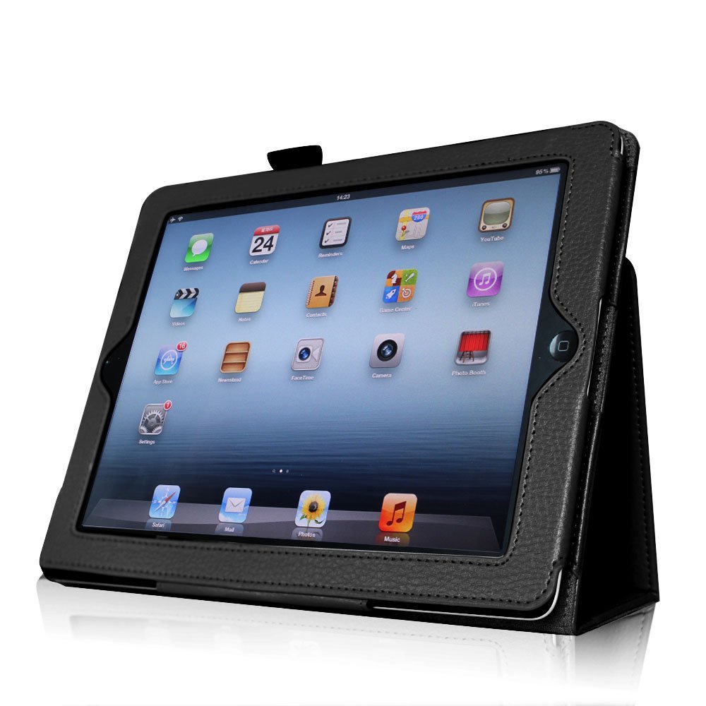 Bao da 2 góc xoay dành cho ipad mini 123 - Thiết kế sang trọng - Hàng chính hãng