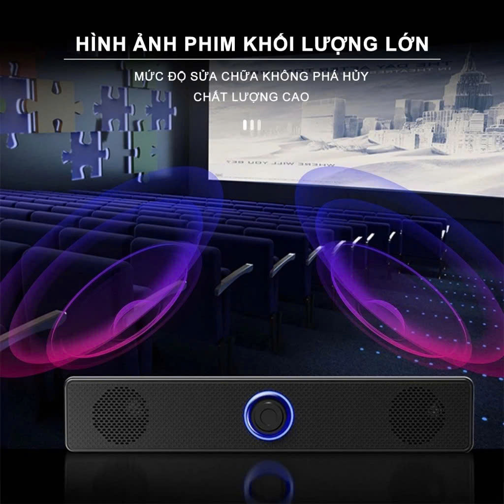 Loa Máy Tính Dùng Cho Máy Tính Bàn, PC, Laptop, Âm Thanh 4D Chất Lượng Tốt - Hàng Chính Hãng