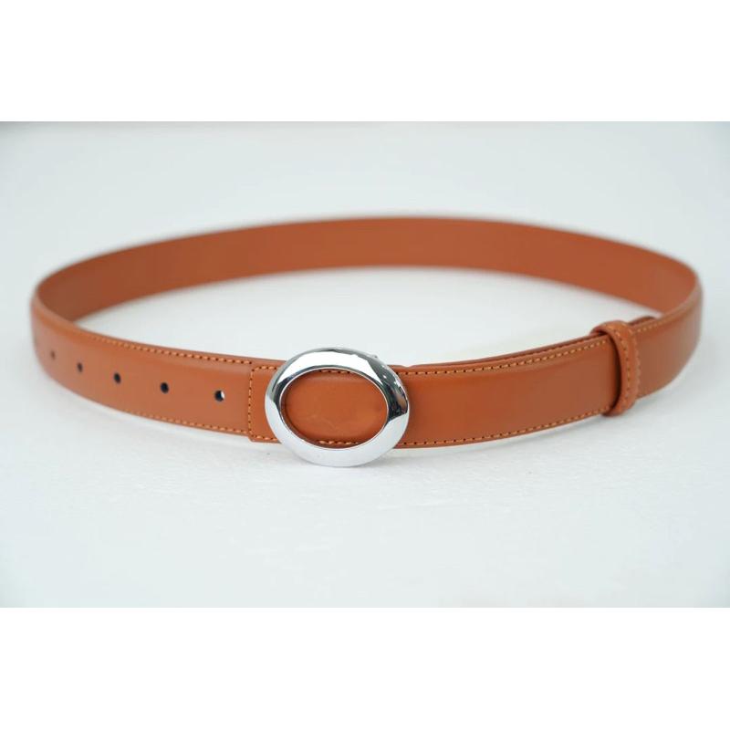 Thắt lưng bản nhỏ 3CM khoá đồng cao cấp unisex-B07