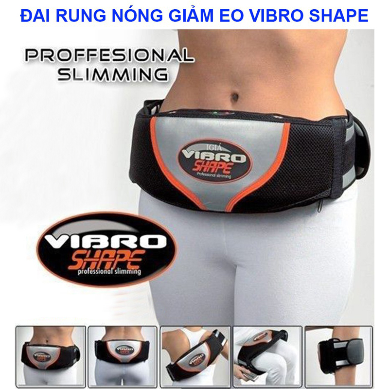 Đai Massage Nóng Và Rung Vibro Shape  Cao Cấp, hỗ trợ giảm mỡ Thừa, Massage Toàn Thân, Giảm Mỏi Cơ, Cho Eo Thon Gọn Hơn