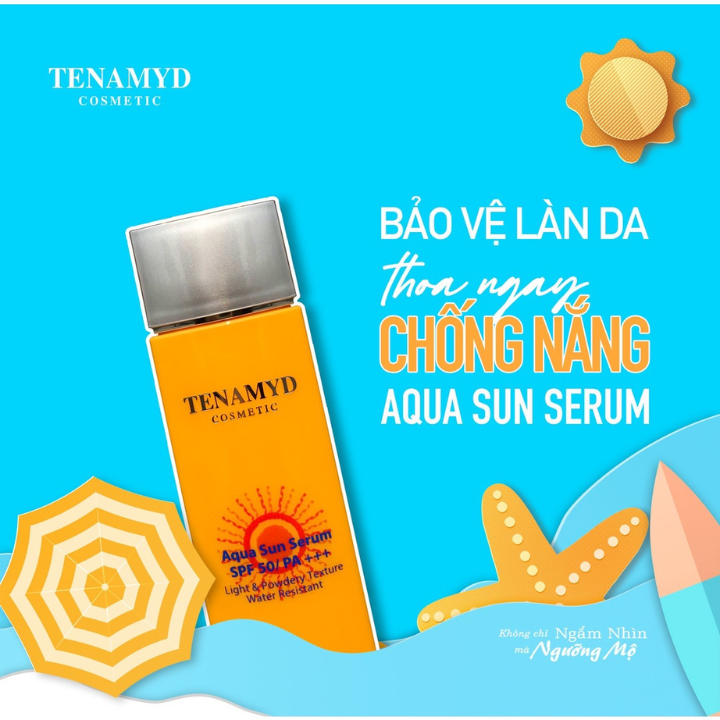 Tinh Chất Chống Nắng Tenamyd Aqua Sun Serum Skincare SPF 50/ PA+++ 70ml