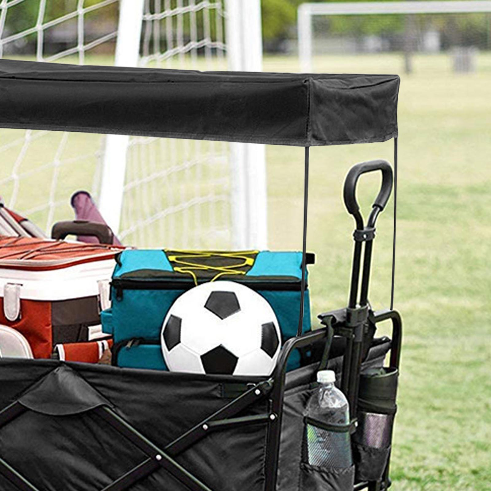 Wagon Canopy Transport Trailer Garden Camping Cart Sunshade