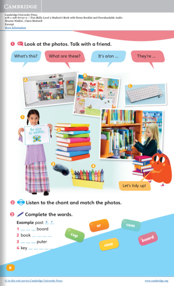 Fun Skills Level 2 Student's Book with Home Booklet And Downloadable Audio