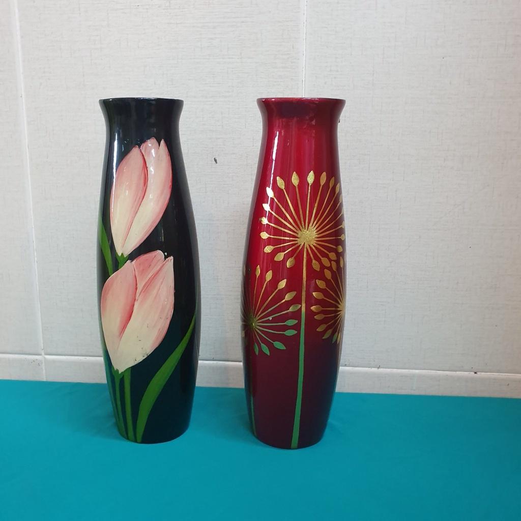Bình Hoa Sơn Mài Cao Cấp Thanh Bình Lê size 24.5x9 cm cắm hoa, trang trí kệ, bàn làm việc, quà tặng ý nghĩa