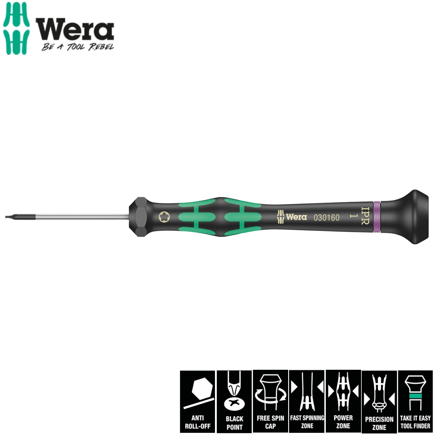 Tua vít hoa thị 5 cạnh ứng dụng điện tử và IPhone 2067 IPR TORX PLUS screwdriver for electronic applications Wera 05030160001
