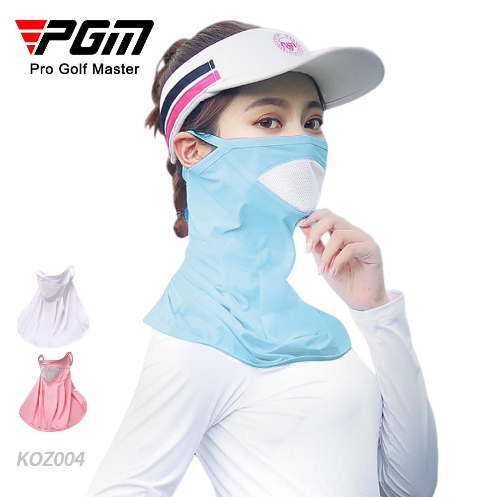 Khẩu trang chống nắng golf nữ PGM khăn che mặt ngăn tia UV KT002 - Hàng Chính Hãng