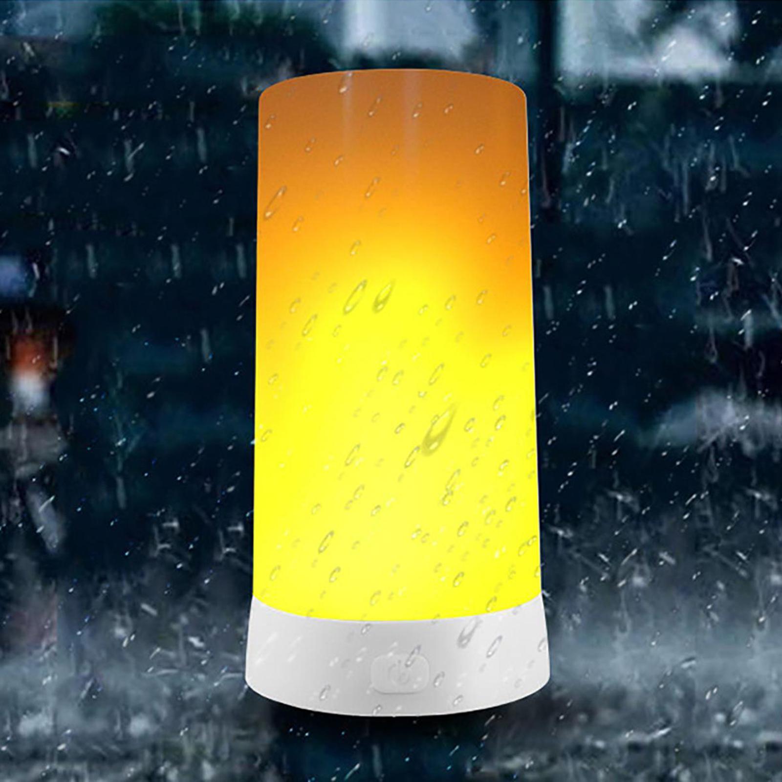 Led Flame Light Table Lamps with Remote Timer