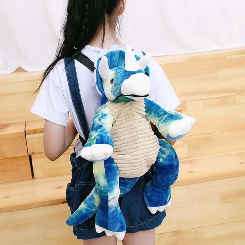 Thời Trang Cha Mẹ-Con Sáng Tạo 3D Khủng Long Ba Lô Hình Động Vật Hoạt Hình Sang Trọng Ba Lô Khủng Long Túi Cho Trẻ Em Trẻ Em Quà Tặng