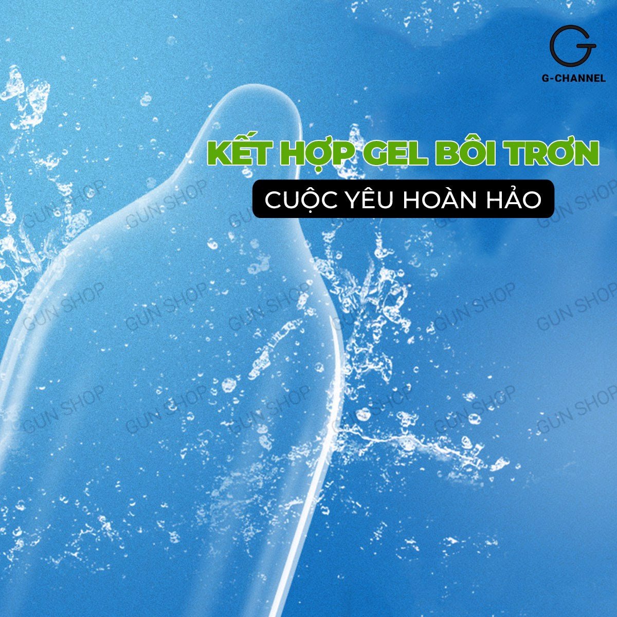 Bao cao su Toshiro Trơn - Mỏng trơn kèm 1 chiếc BCS Gun Super Thin