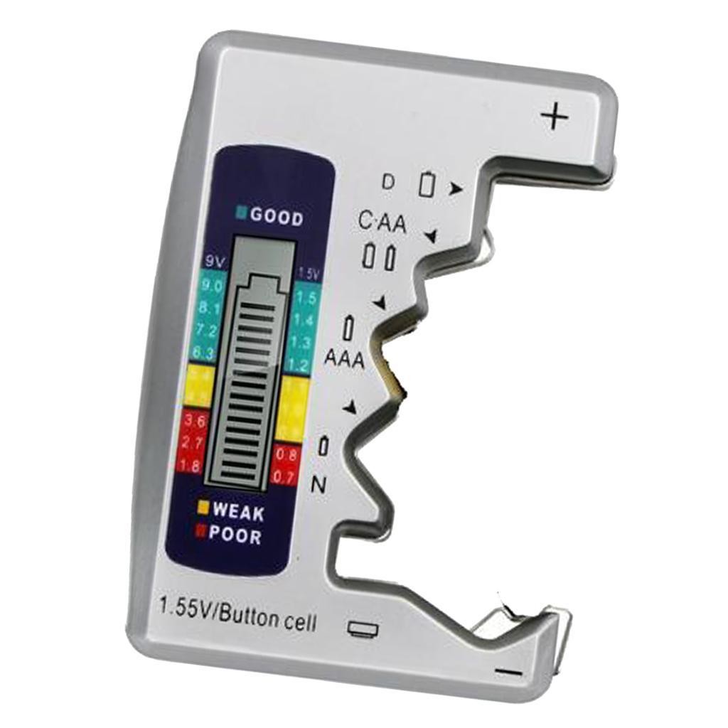 Test Tool Checker for 9V 1.5V Battery Load Tester Analyzer