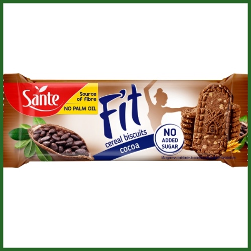 Bánh Quy ngũ cốc Sante Fit Cacao 50g DATE 5/1/23