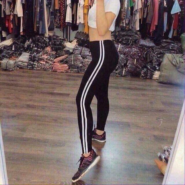 Quần legging 2 sọc