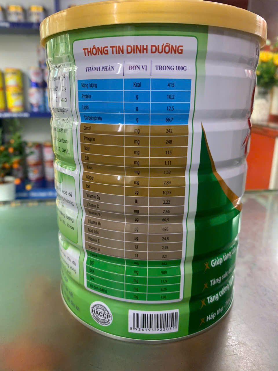 Combo 2 Hộp Sữa Bột Gigo Gain Plus 900g – Bổ Sung Vitamin & Khoáng Chất – Giúp Ăn Ngon Miệng, Hỗ Trợ Tiêu Hóa – Hàng Chính Hãng