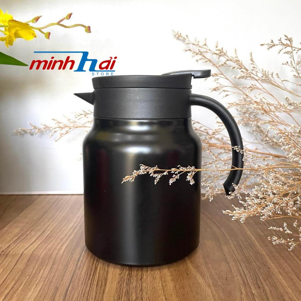 Bình Trà giữ nhiệt INOX SUS 316 chuẩn Y.tế - Ấm trà lưới lọc siêu mịn pha trà, cà phê dung tích 1 lít. Bình giữ nhiệt