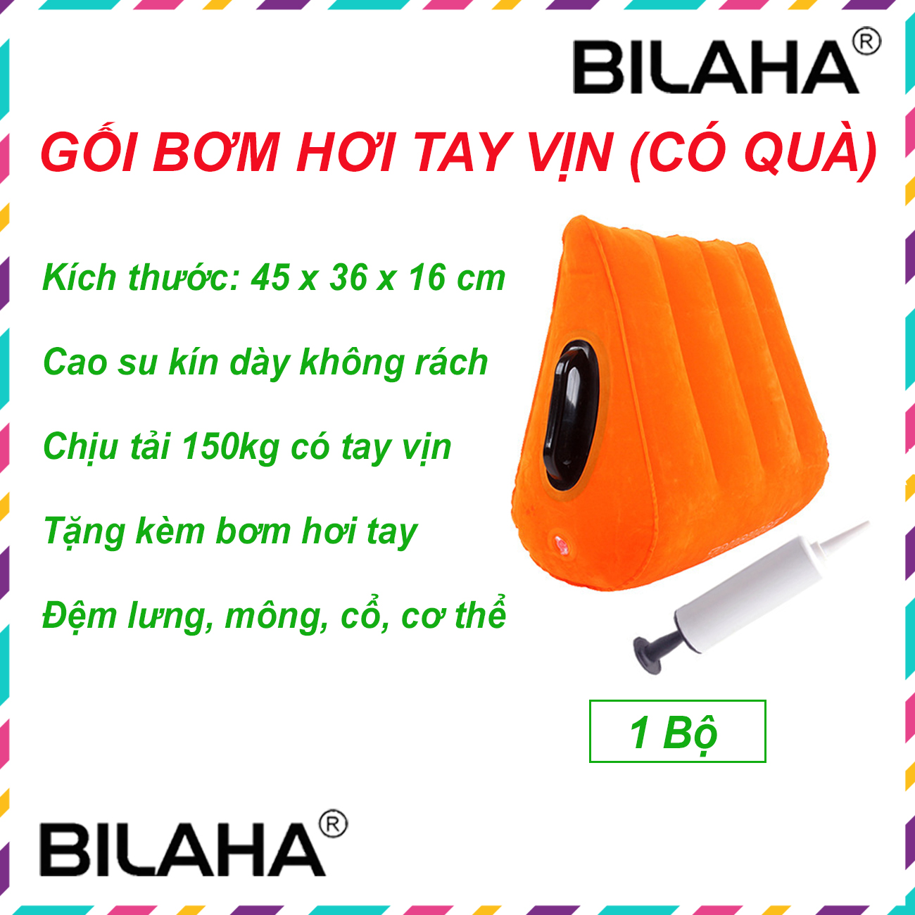 Ghế Tình Yêu Đệm Mông Lên Có Tay Vịn Chặt Chống Trượt Tặng Kèm Bơm Hơi (Có Hàng Sẵn) - MASA1063